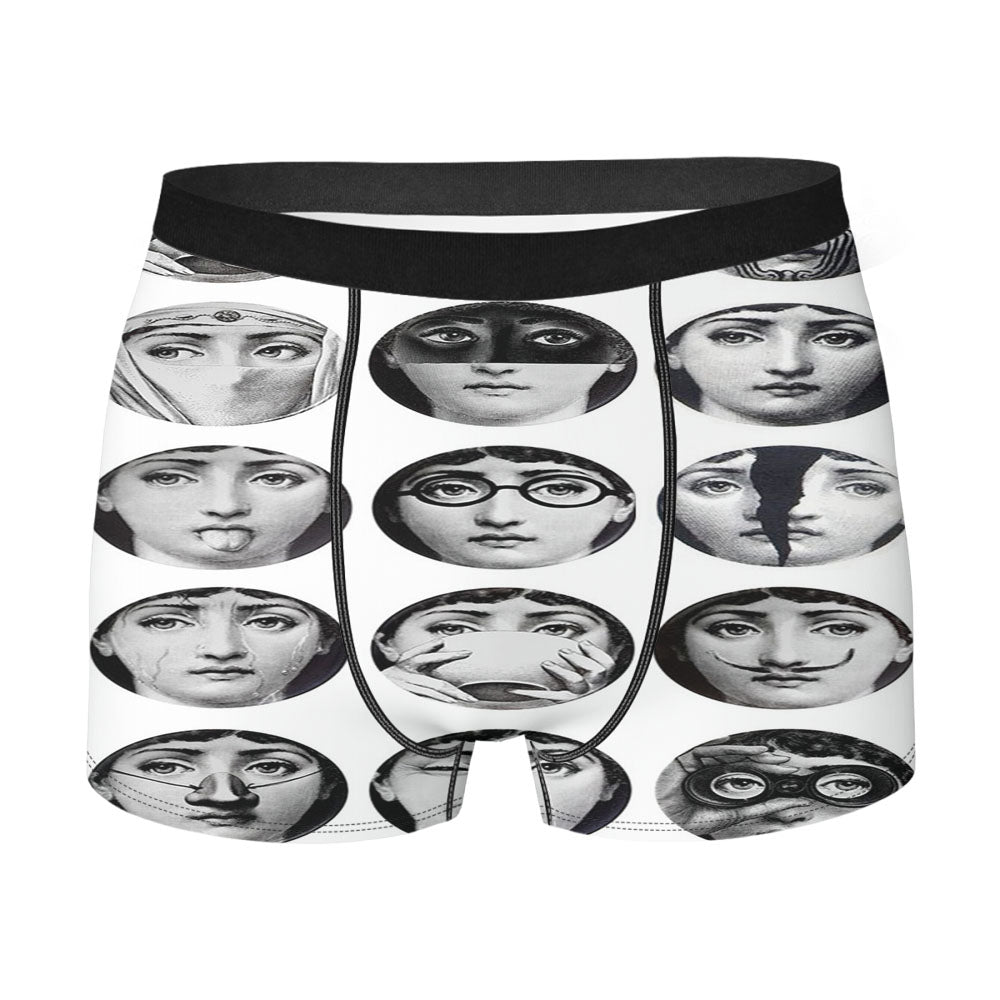Fornasetti Face Men's Boxer Briefs