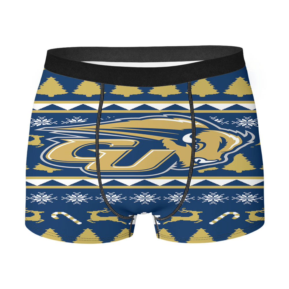 Gallaudet University Christmas Sweater Men's Boxer Briefs
