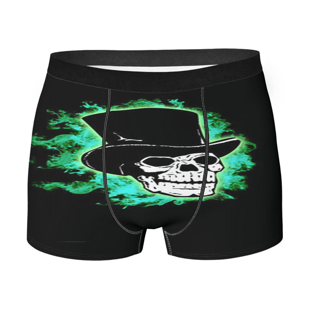 Halloween Haunting Skull Men's Boxer Briefs