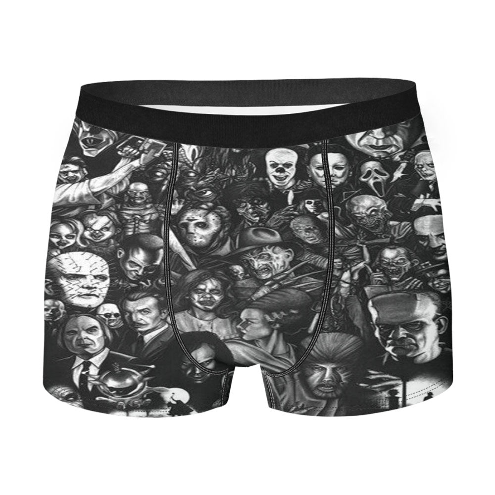 Halloween Horror Scary Movie Men's Boxer Briefs
