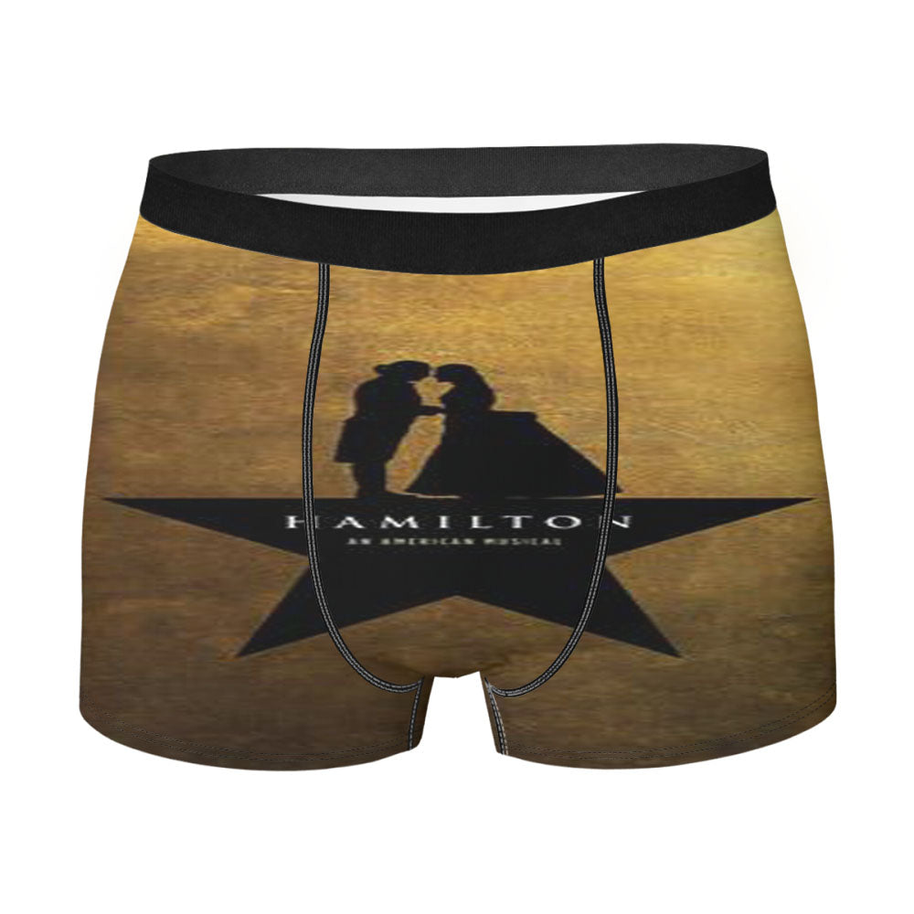 Hamilton And Eliza Kiss Musical Men's Boxer Briefs