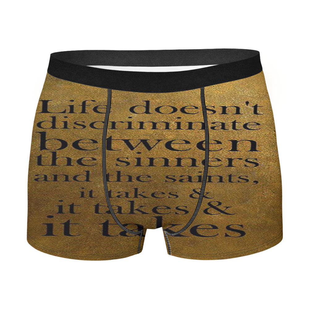 Hamilton It Takes Quotes Men's Boxer Briefs