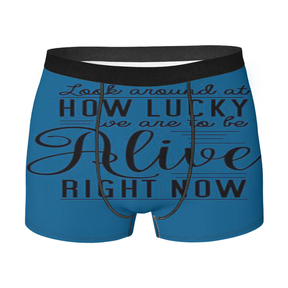 Hamilton Musical Quote Men's Boxer Briefs