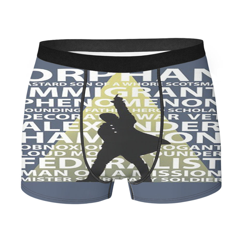 Hamilton Musical Quotes Men's Boxer Briefs