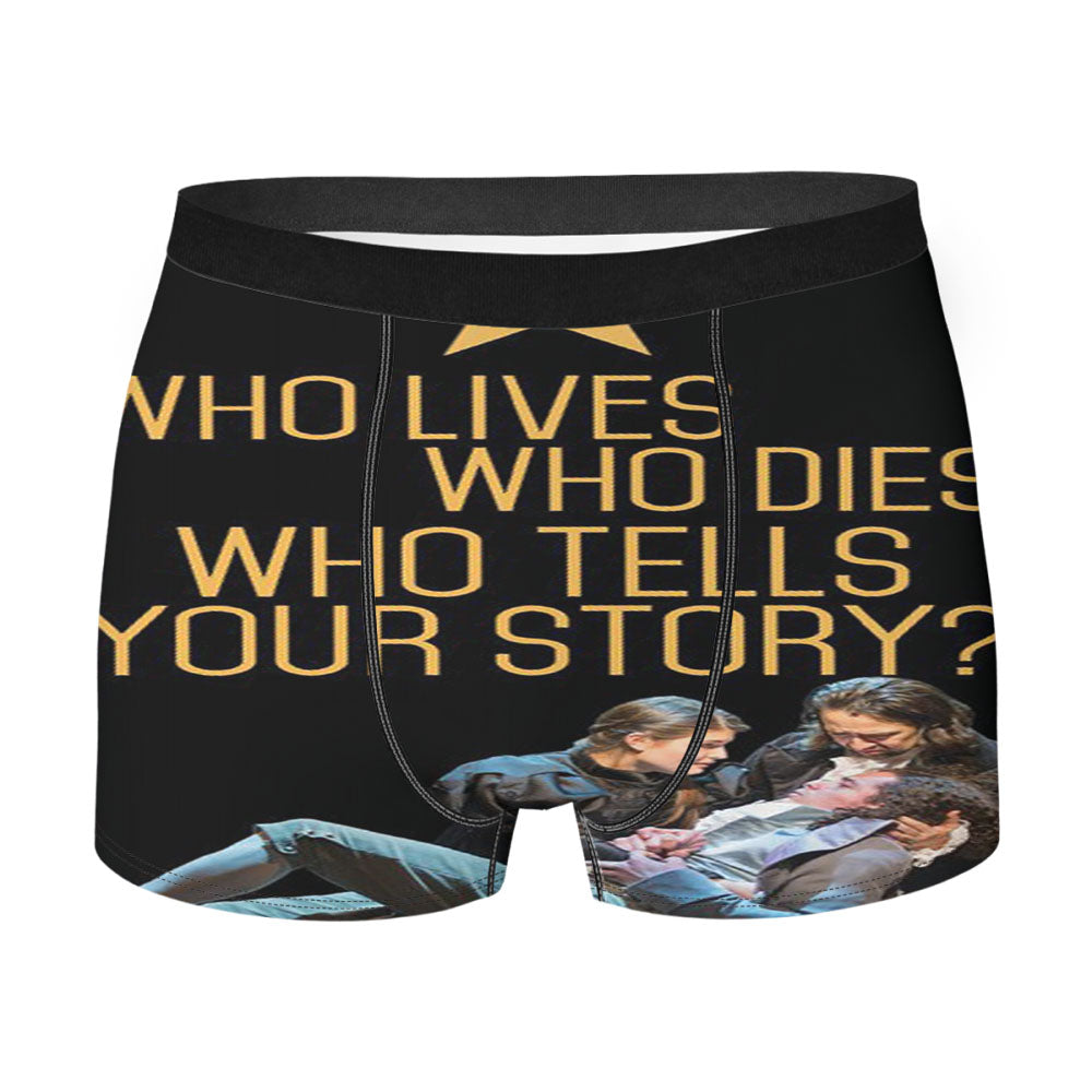 Hamilton The Musical Dies Men's Boxer Briefs
