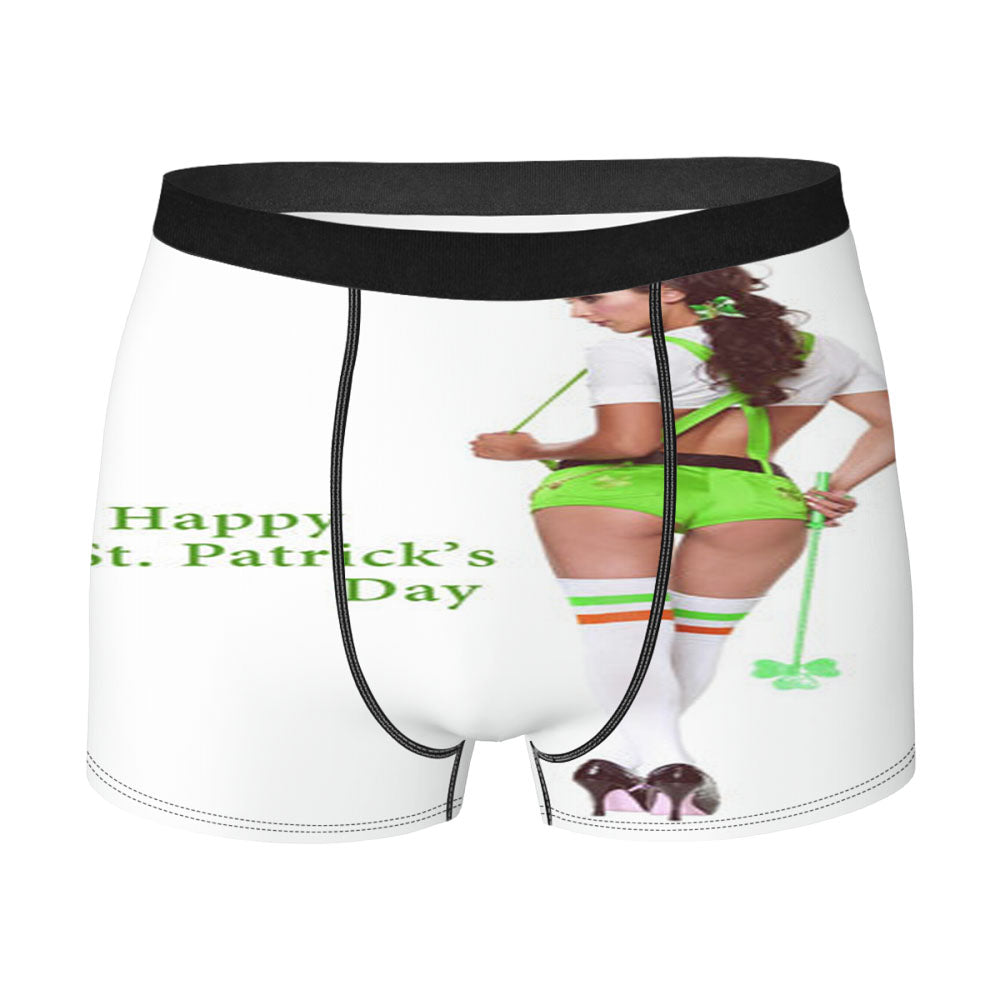 Happt St Patricks Day Girl Men's Boxer Briefs