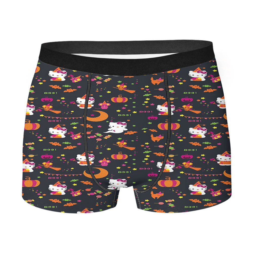 Hello Kitty Halloween Pattern Men's Boxer Briefs