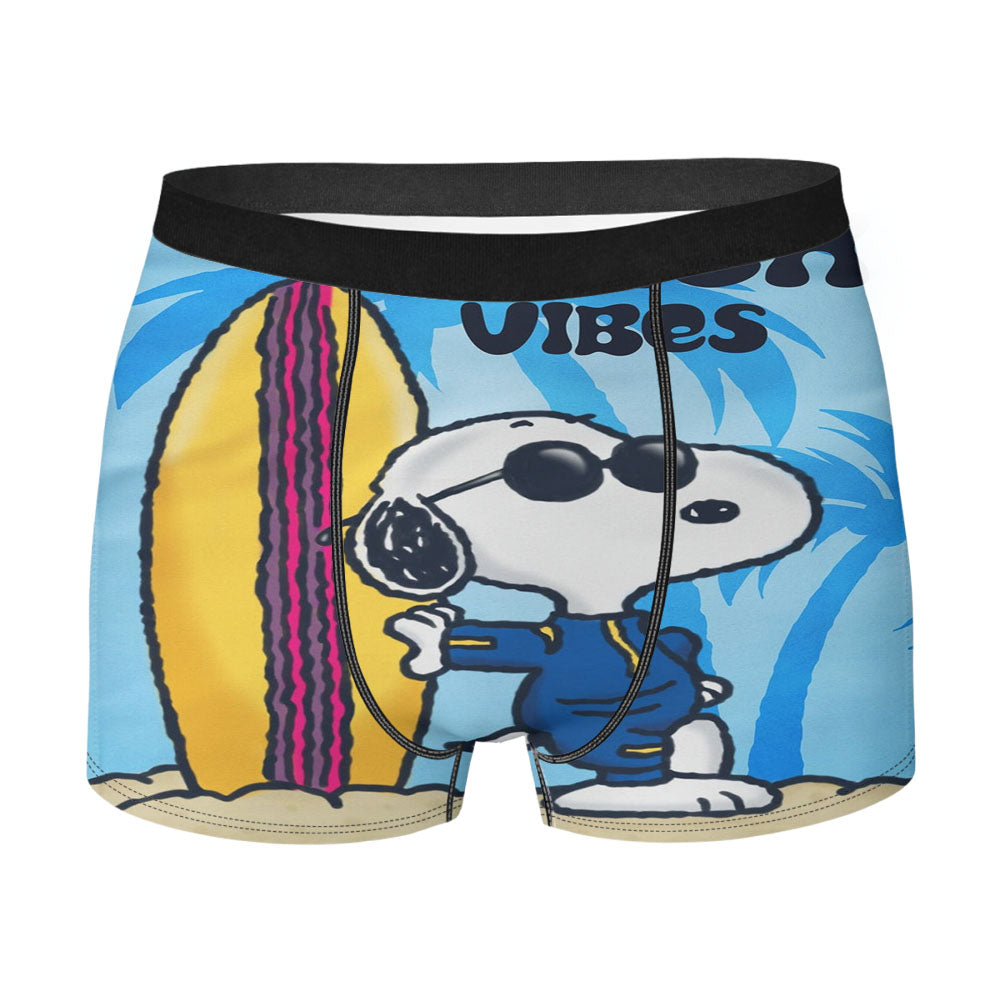 Home Peanuts Summer Beachhouse Men's Boxer Briefs