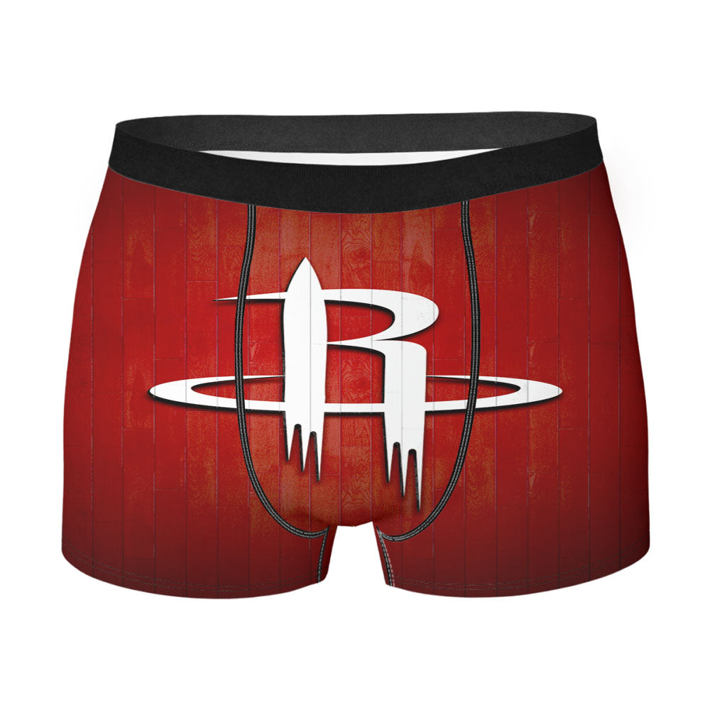 Huston Rockets Hardwood Men's Boxer Briefs