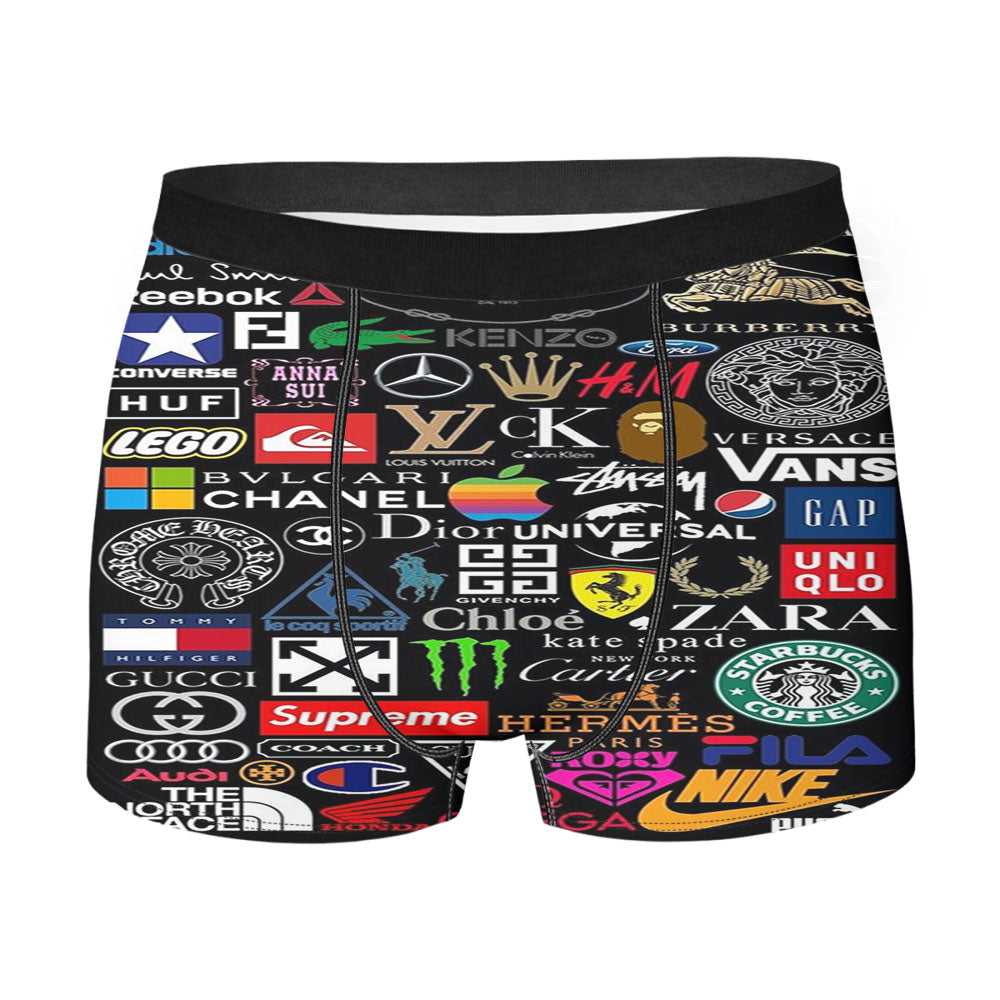 Hype Beast Brand Collages Men's Boxer Briefs