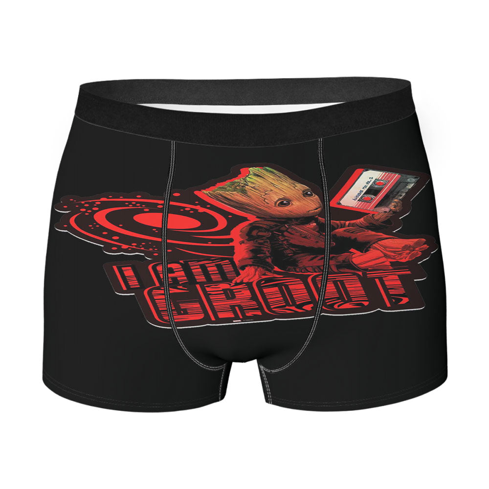 I Am Groot Art Men's Boxer Briefs
