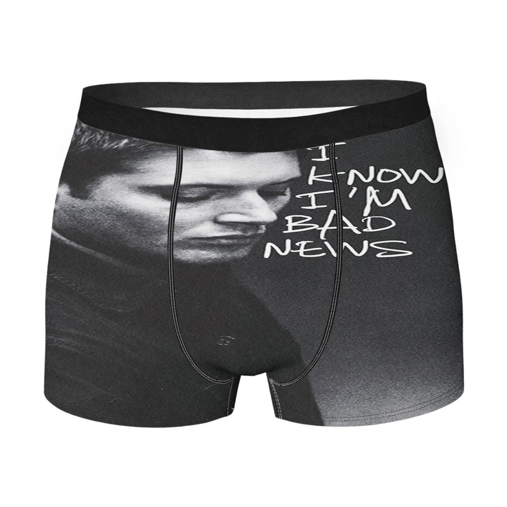 I Know Im Bad News Supernatural Dean Winchester Men's Boxer Briefs