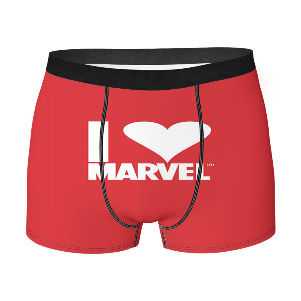 I Love Marvel Men's Boxer Briefs