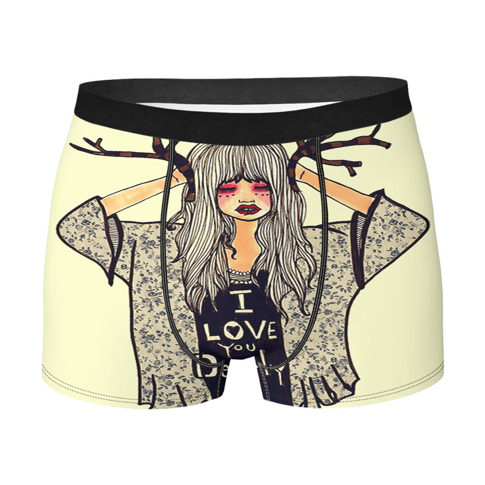 I Love You Deerly Men's Boxer Briefs