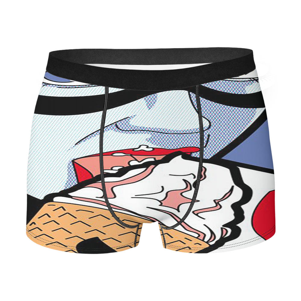 Ice Cream Harley Quinn The Secret Life Of Heroes Men's Boxer Briefs