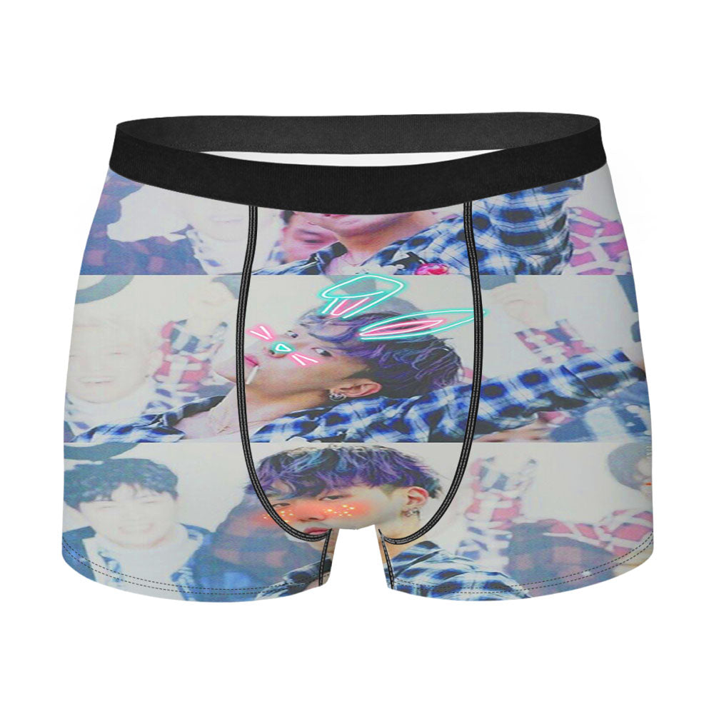 Ikon Bobby Cute Like Angel Men's Boxer Briefs
