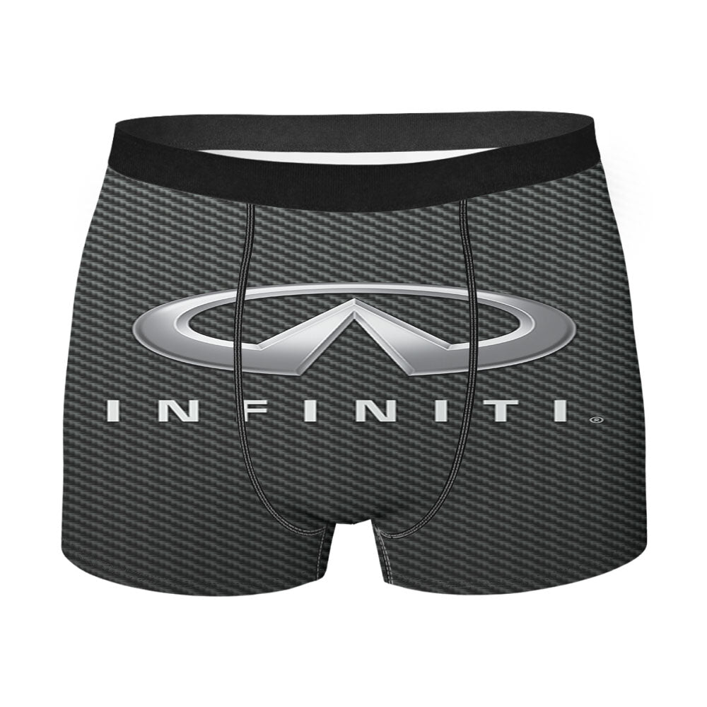 Infiniti Logo Carbon Fiber Men's Boxer Briefs