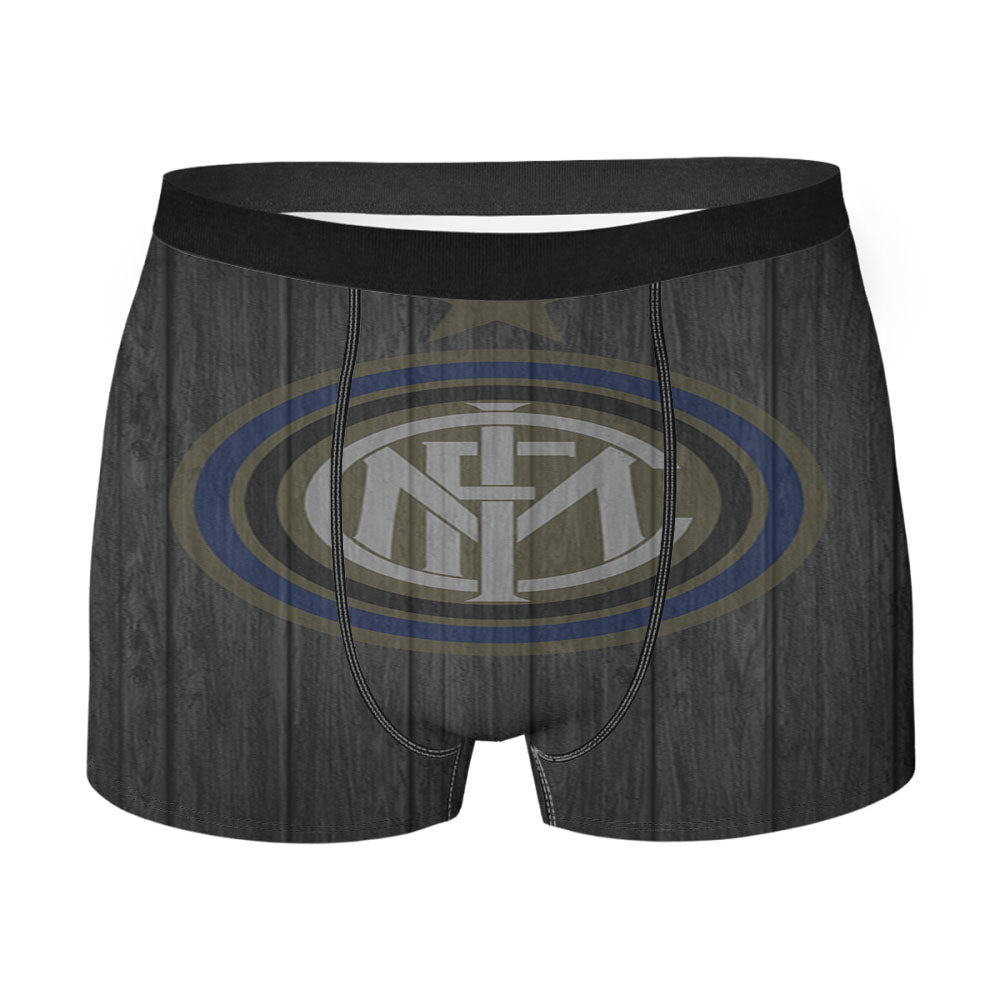 Inter Milan Wood Logo Men's Boxer Briefs