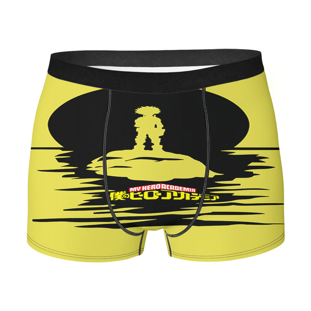 Izuku Midoriya Boku No Hero Academia Silhouette Men's Boxer Briefs