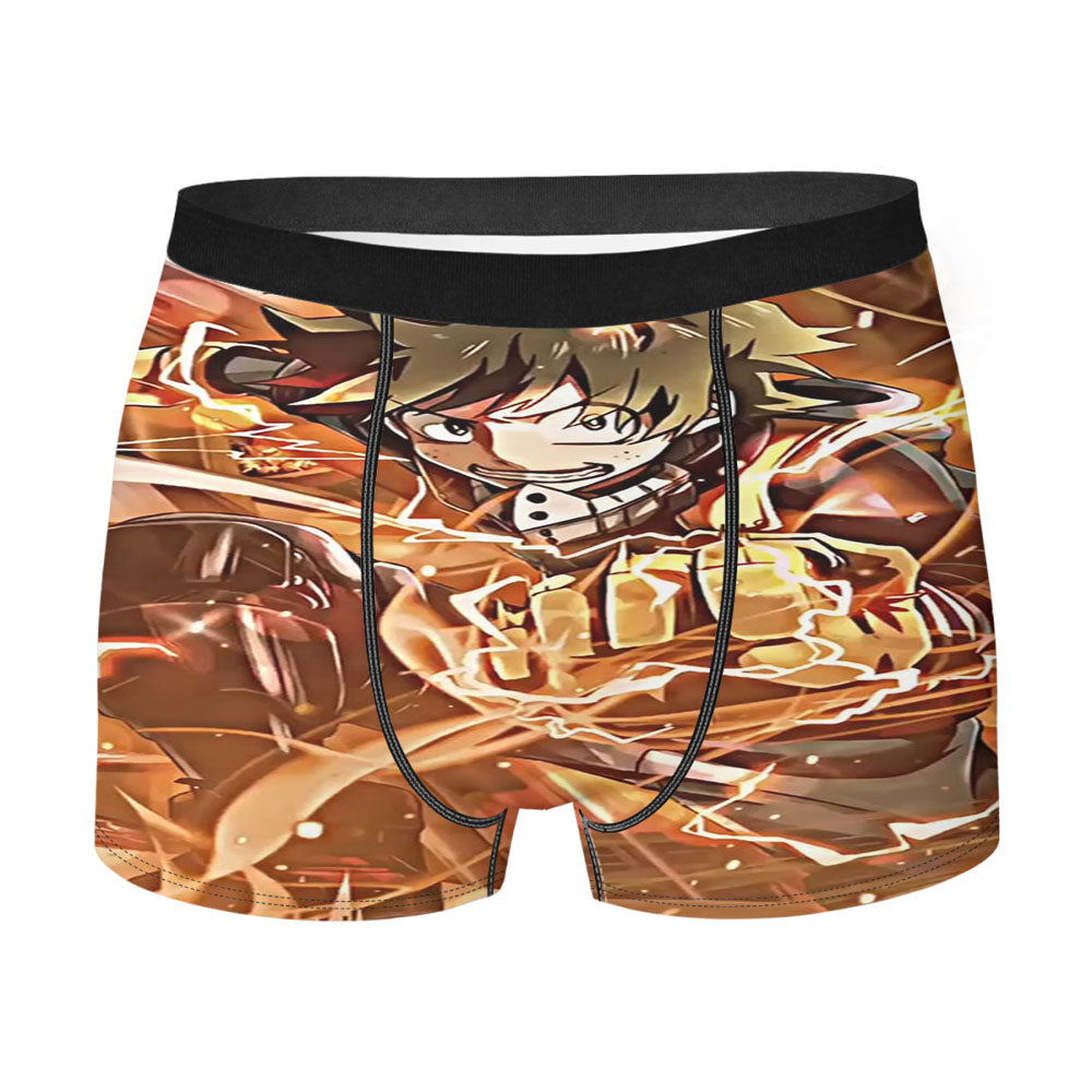 Izuku Midoriya Deku Boku No Hero Live Wallpaper Men's Boxer Briefs