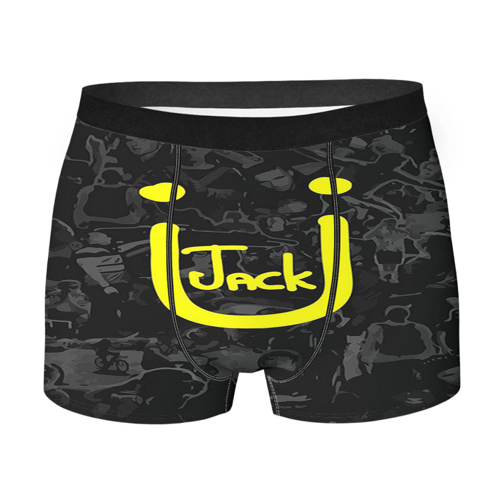 Jack U Logo Collage Men's Boxer Briefs
