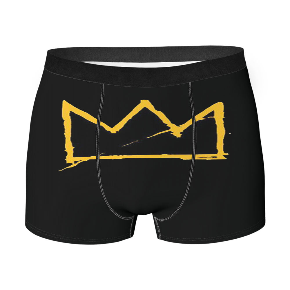 Jean Michel Basquiat Crown Graffiti Street Art Men's Boxer Briefs