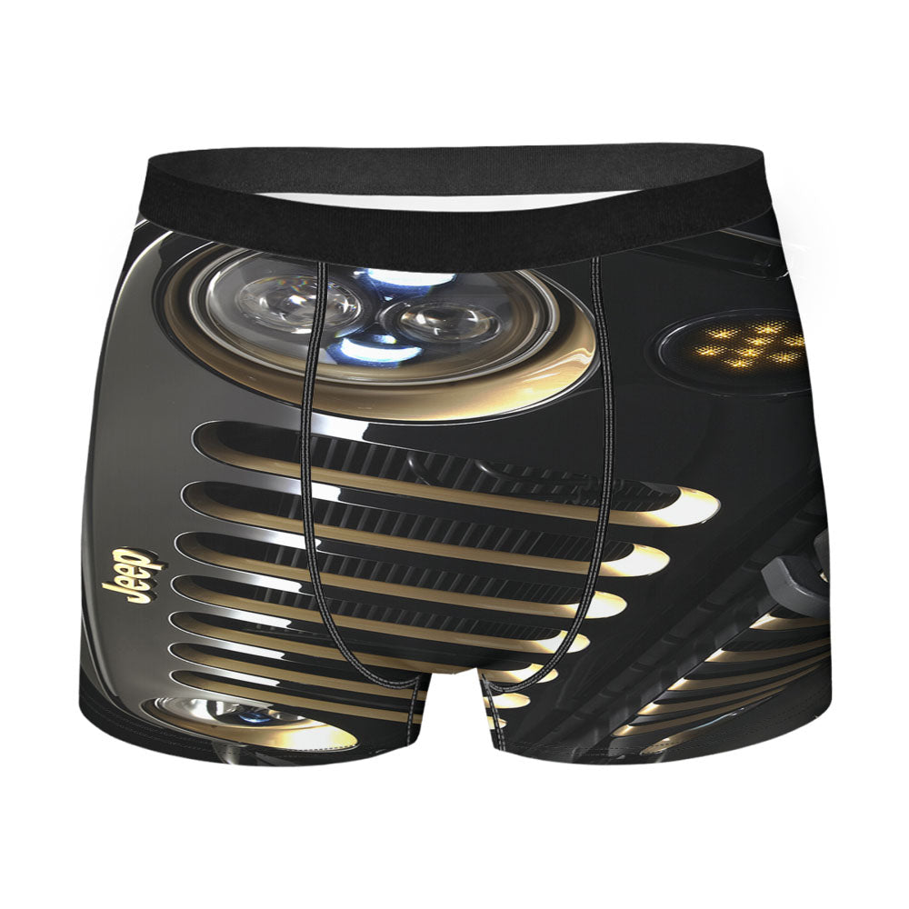 Jeep Wrangler Brown Men's Boxer Briefs