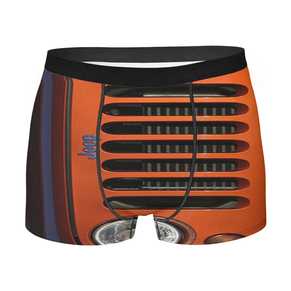 Jeep Wrangler Orange Men's Boxer Briefs