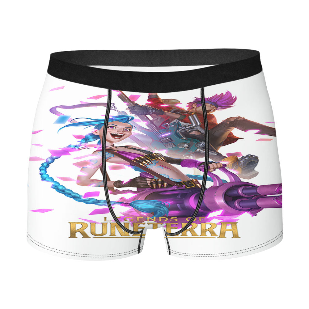 Jinx Lol Legends Of Runeterra Wallpaper Men's Boxer Briefs
