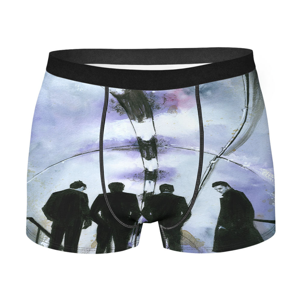 Joy Division Art Watercolor Men's Boxer Briefs