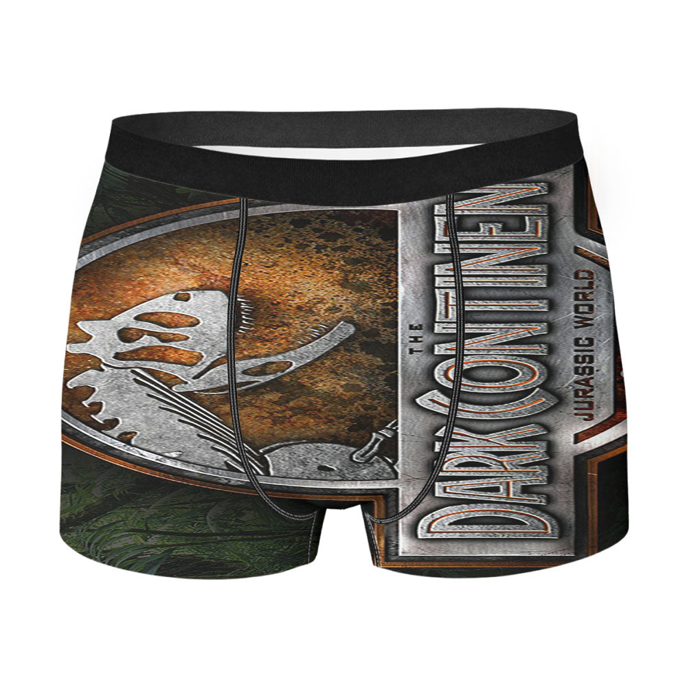Jurassic World The Dark Continent Logo Jungle Men's Boxer Briefs