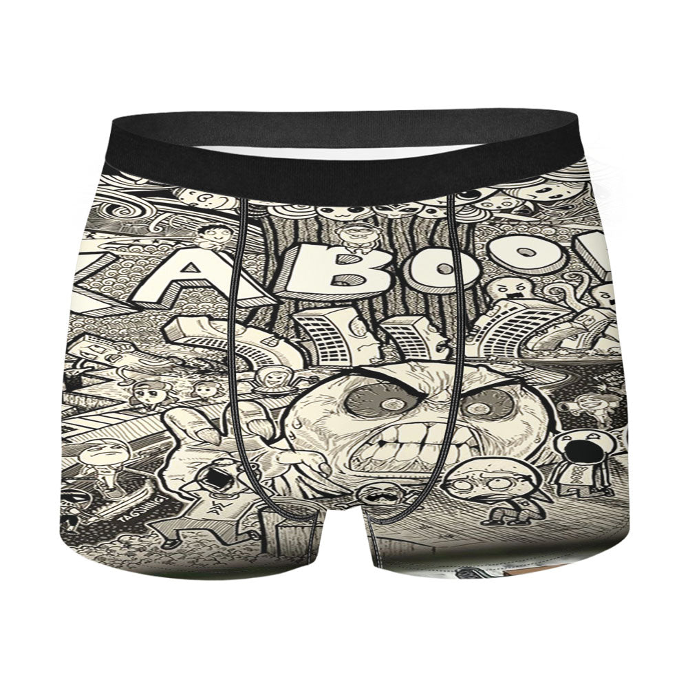 Kaboom Graffiti Monster Doodle Men's Boxer Briefs