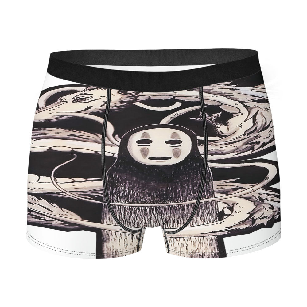 Kaonashi And The Dragon Men's Boxer Briefs