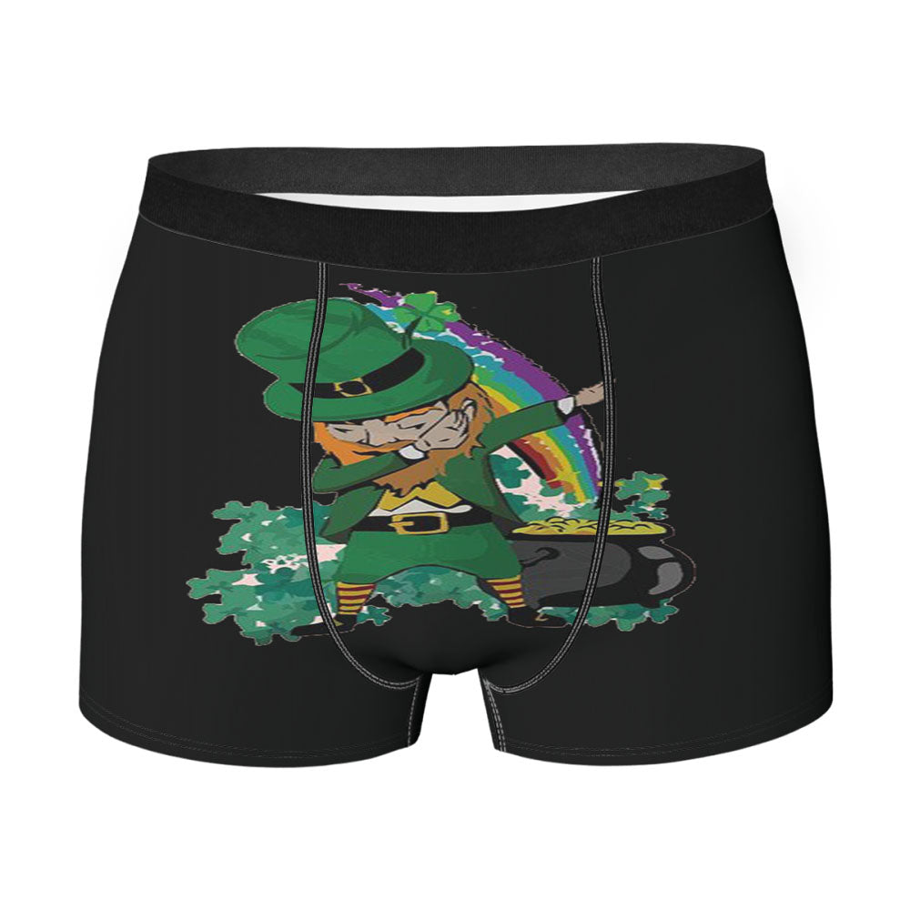 Leprechaun St Patricks Day Men's Boxer Briefs