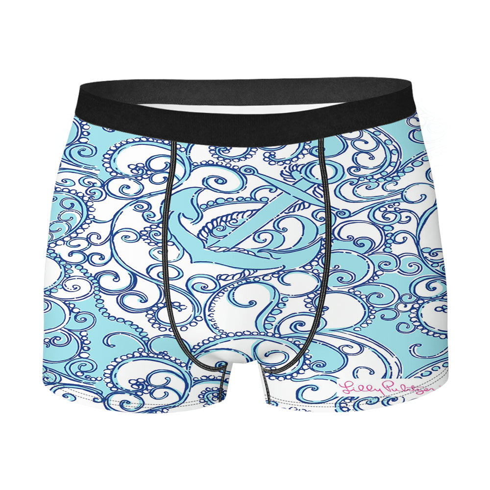 Lilly Pulitzer Summer Shape Up Or Ship Men's Boxer Briefs
