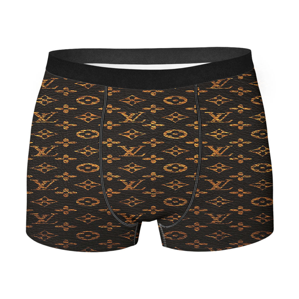 Louis Vuitton Leather Pattern Men's Boxer Briefs