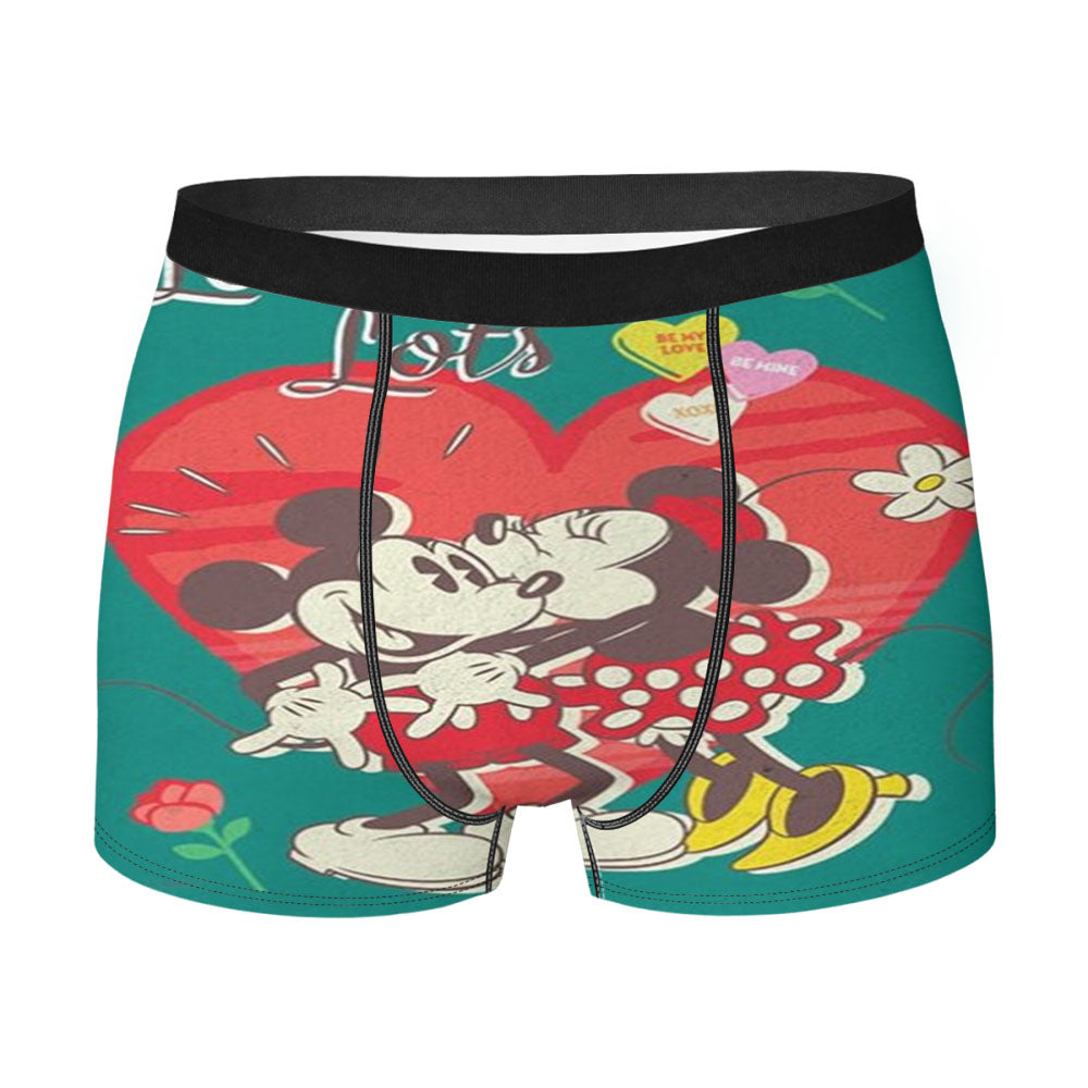 Love You Lots Mickey & Minnie Men's Boxer Briefs