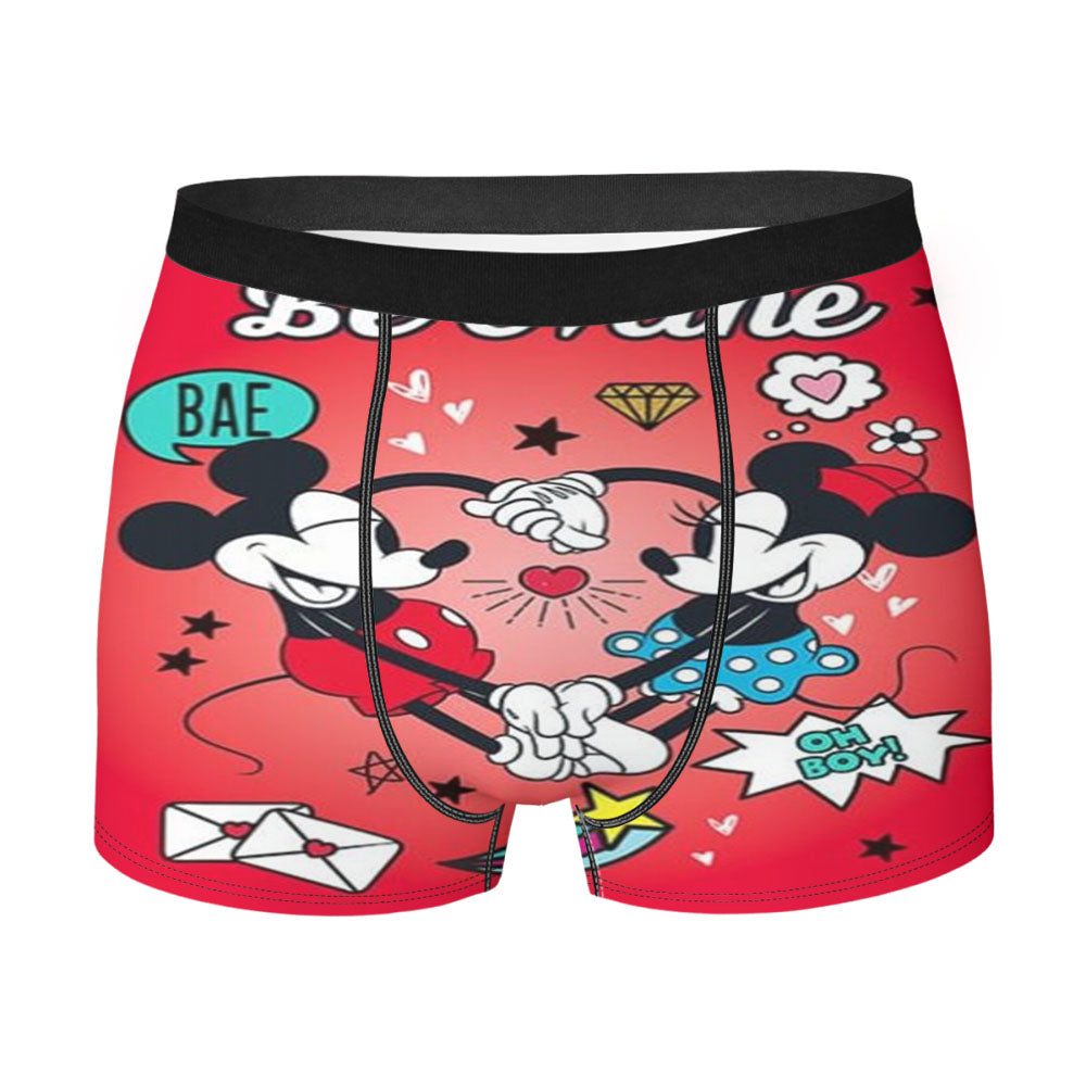 Loving Arms Mickey & Minnie Men's Boxer Briefs