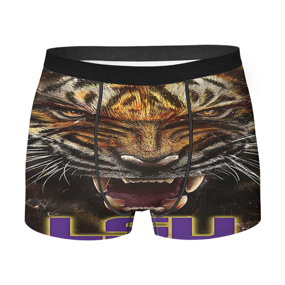 Lsu Tigers 3 Men's Boxer Briefs