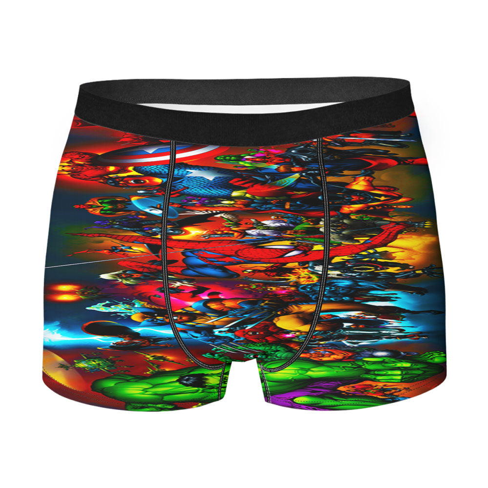 Marvel Heroes Collage Men's Boxer Briefs