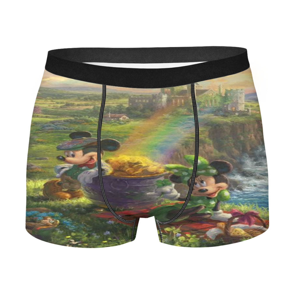Mickey And Minnie Ireland Men's Boxer Briefs