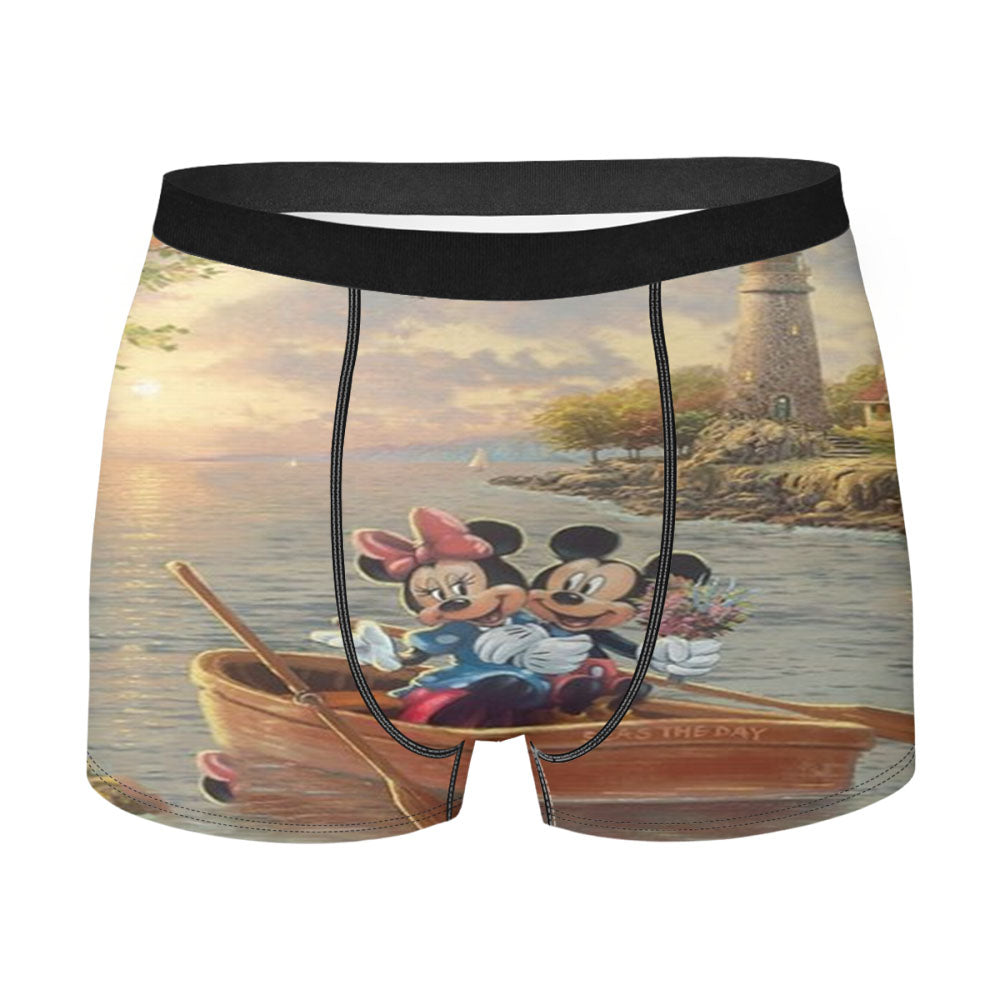 Mickey And Minnie Lighthouse Cove Men's Boxer Briefs
