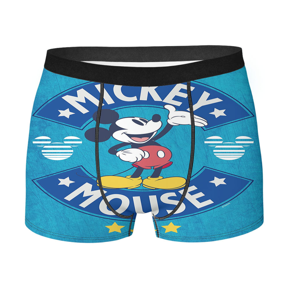 Mickey Mouse Stars Men's Boxer Briefs