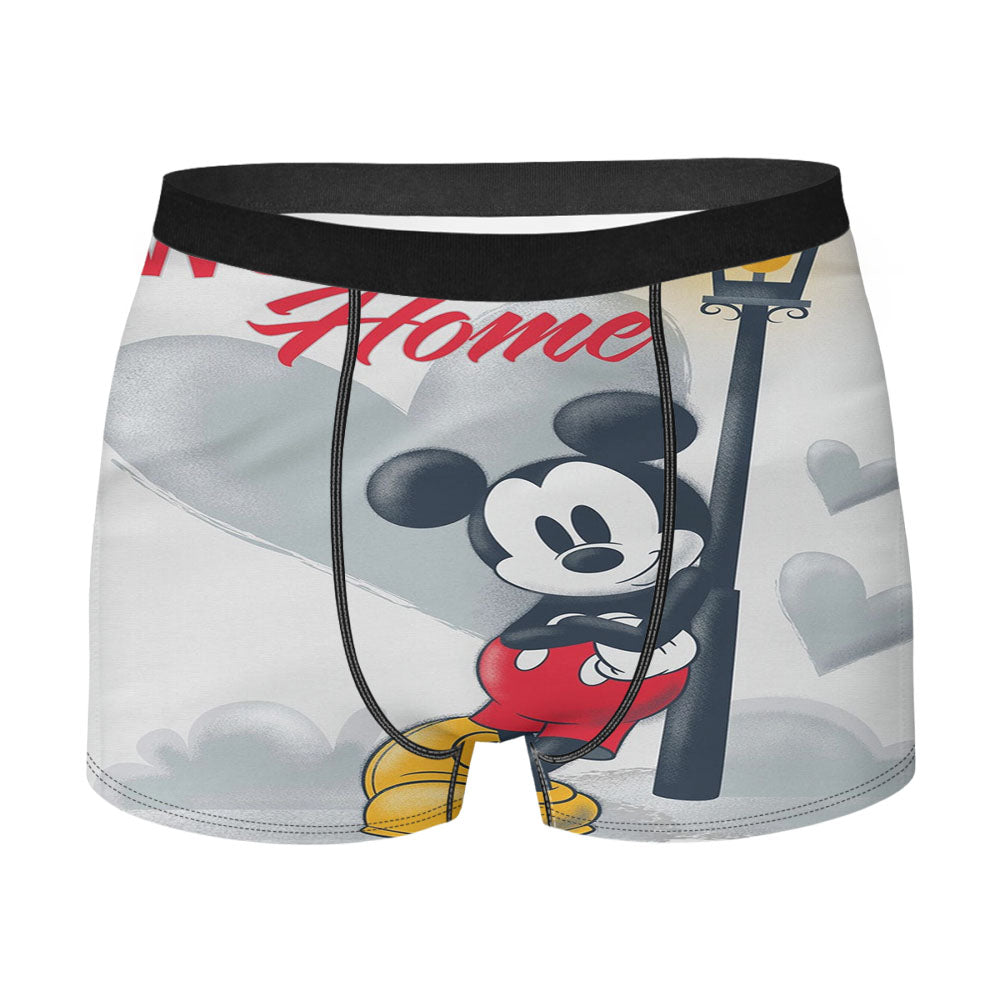 Mickey Mouse Welcome Men's Boxer Briefs