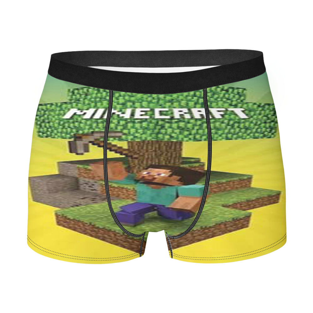 Minecraft Tree Men's Boxer Briefs