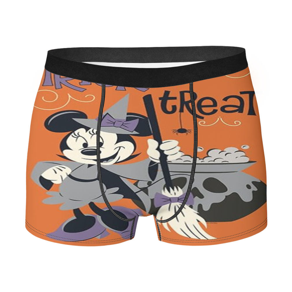 Minnie Mouse Witch Trick Or Treat Men's Boxer Briefs