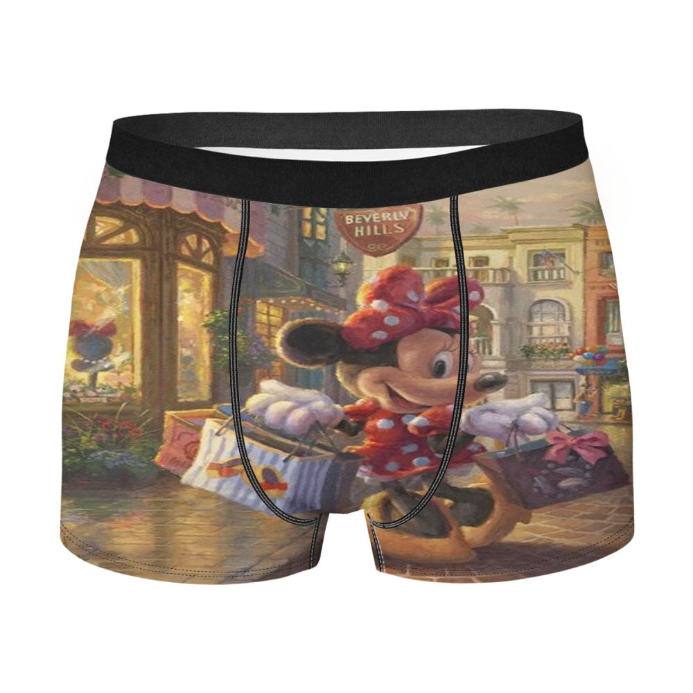 Minnie Rocks The Dots On Rodeo Drive Men's Boxer Briefs