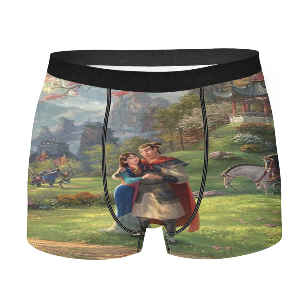 Mulan Blossoms Of Love Men's Boxer Briefs