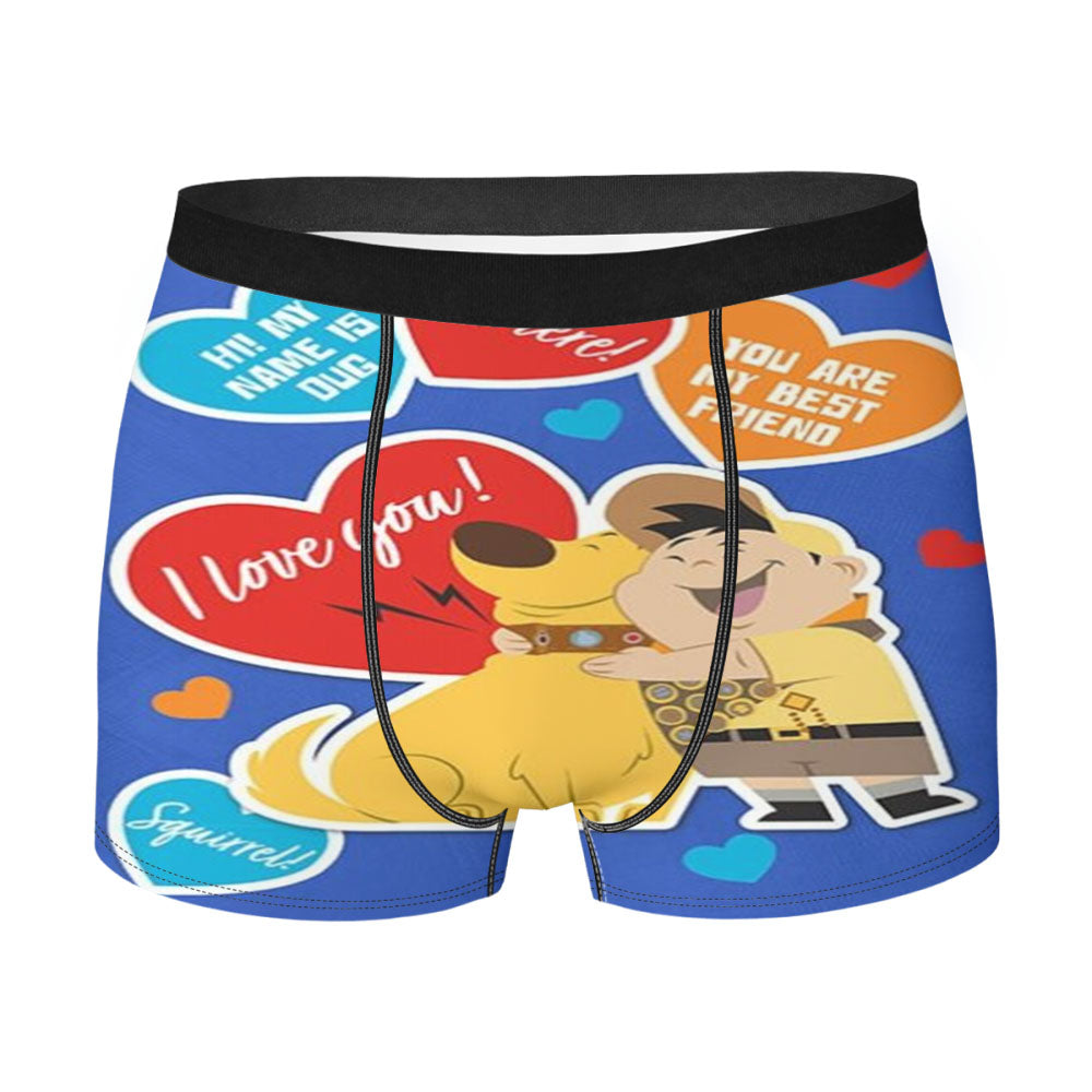 My Best Friend Up Men's Boxer Briefs