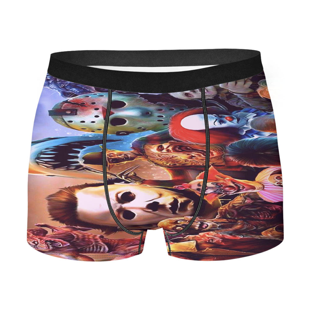 Netflix And Chills 31 Nights Of Halloween Men's Boxer Briefs